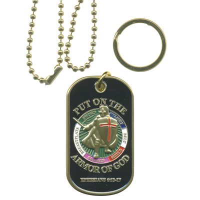 DOG TAG PUT ON THE ARMOR OF GOD