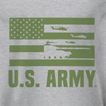 TRA-US ARMY FLAG WITH HELICOPTERS @