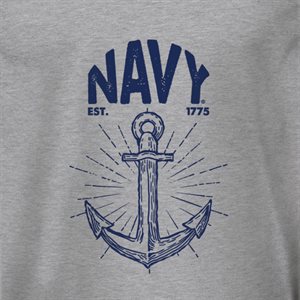 T / VINTAGE NAVY ANCHOR