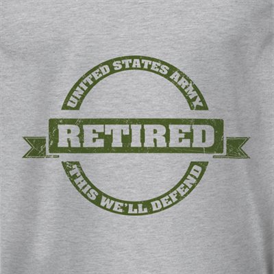 TRA-UNITED STATES ARMY RETIRED THIS WELL DEFEND@