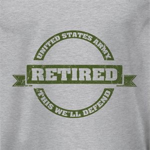 TRA-UNITED STATES ARMY RETIRED THIS WELL DEFEND@