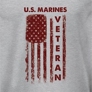 TRA-US MARINES VETERAN FLAG @