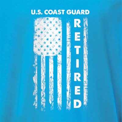 TRA- COAST GUARD RETIRED FLAG