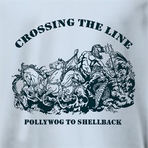 T / CROSSING THE LINE SHELLBACK