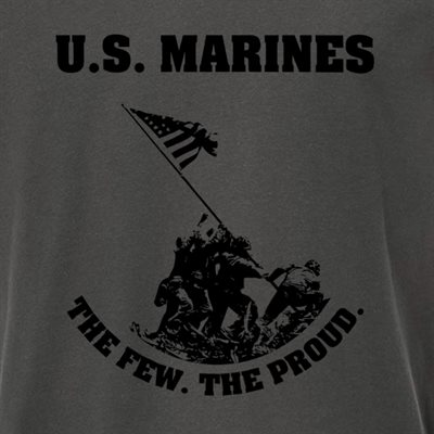 TRA-US MARINES SOLDIERS WITH FLAG @