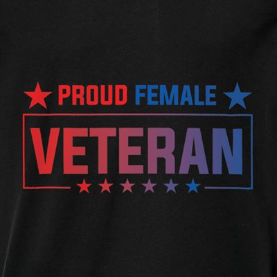 TRA-PROUD FEMALE VETERAN