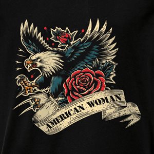 TRA-AMERICAN WOMAN W / EAGLE