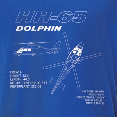 T / HH-65 DOLPHIN BLUEPRINT