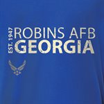 T /  ROBINS AFB GEORGIA EST. 1947 @