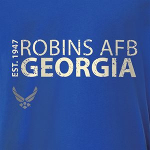 T / ROBINS AFB GEORGIA EST. 1947 @