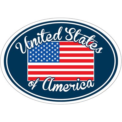 MAGNET-UNITED STATES OF AMERICA W / FLAG