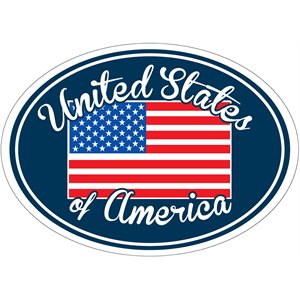 MAGNET-UNITED STATES OF AMERICA W / FLAG