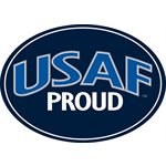 MAGNET-AIR FORCE PROUD (LETTERS ONLY)