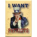 MAG- VINTAGE I WANT PATRIOT MAGNET