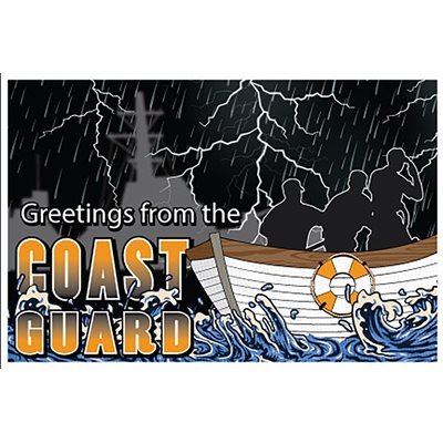 MAG-GREETINGS FROM THE COAST GUARD POSTCARD