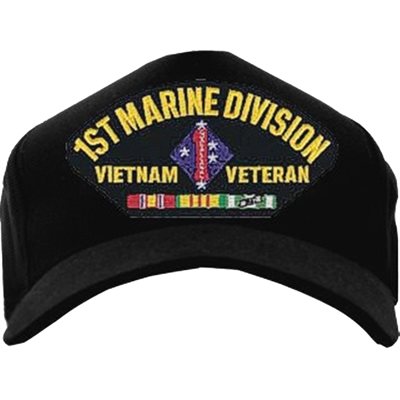 KIT-1ST MARINE DIV VIETNAM VET (BLK) @