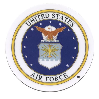 DEC-U.S. AIR FORCE SEAL (USA MADE) @