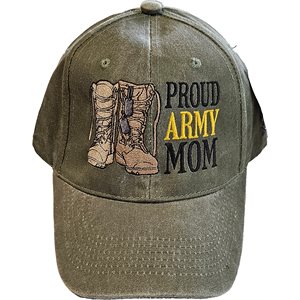 EMB - PROUD ARMY MOM W / BOOTS 