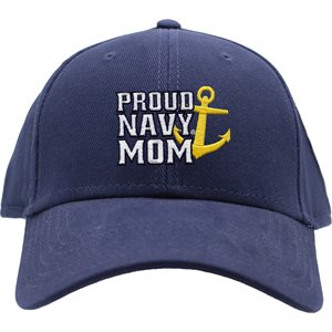 EMB - PROUD NAVY MOM W / ANCHOR 