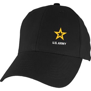 EMB - ARMY W / STAR MINI LOGO @ (FRONT LEFT PANEL)