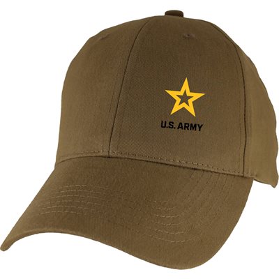 EMB - ARMY W / STAR MINI NEW LOGO @ (FRONT LEFT PANEL)