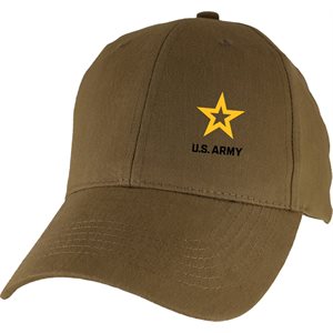 EMB - ARMY W / STAR MINI NEW LOGO @ (FRONT LEFT PANEL)