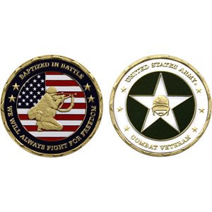 COIN-US ARMY COMBAT VETERAN (USA)[DX19]