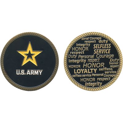 COIN-US ARMY VALUES @