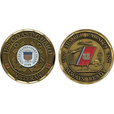 COIN-U.S. COAST GUARD VETERAN(DX12)