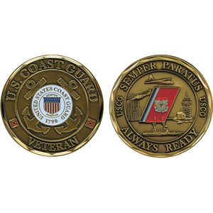 COIN-U.S. COAST GUARD VETERAN(DX12)