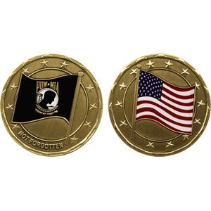 COIN-POW MIA W / FLAG (USA)[DX19]