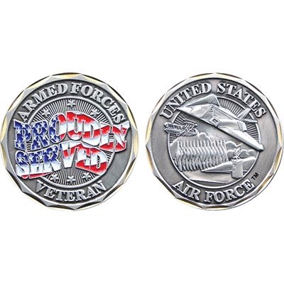 COIN-PROUDLY SERVED AIR FORCE [DX18]