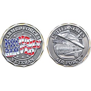 COIN-PROUDLY SERVED AIR FORCE [DX18]