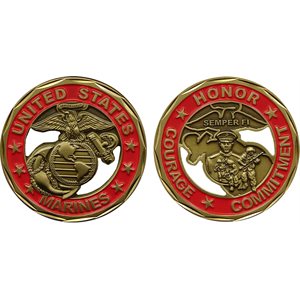 COIN-U.S. MARINES CUTOUT G&A (DX15) EGA