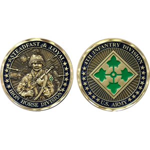 COIN -4TH INFANTRY DIVISION W / O HORSE(DX14)