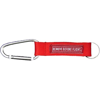 KEYCHAIN-REMOVE BEFORE FLIGHT(CARABINER)