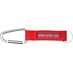 KEYCHAIN-REMOVE BEFORE FLIGHT(CARABINER)