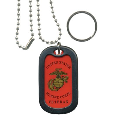 DOG TAG-US MARINE CORP VET[DXX15] EGA