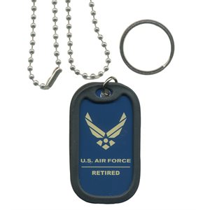 DOG TAG-US AIR FORCE RETIRED#[DX18]