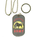 DOG TAG-ARMY MULE-W (GLD)(DXX12)