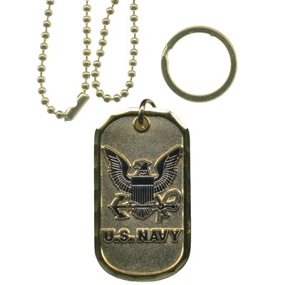 DOG TAG-U.S.NAVY EMBLEM [DX18]