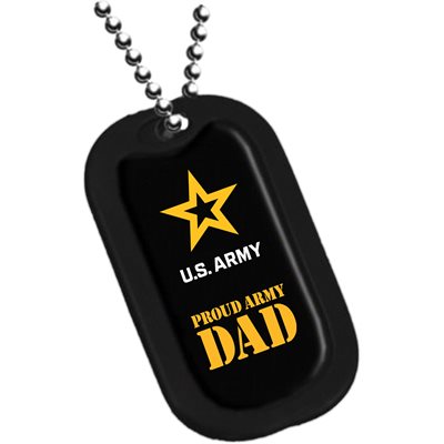 DOG TAG-PROUD ARMY DAD