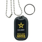 DOG TAG-PROUD ARMY SISTER