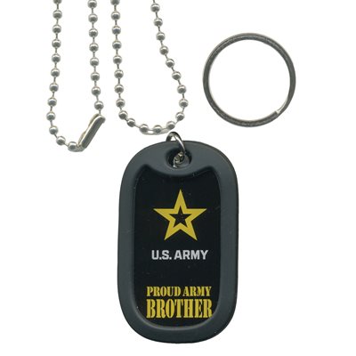 DOG TAG-PROUD ARMY BROTHER