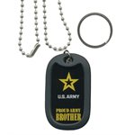 DOG TAG-PROUD ARMY BROTHER