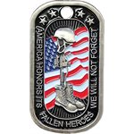 DOG TAG-FALLEN HEROES METAL DOG TAG