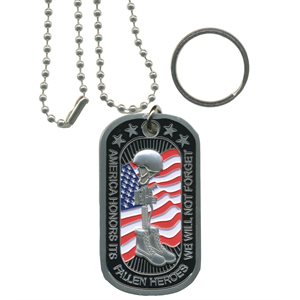 DOG TAG-FALLEN HEROES METAL DOG TAG