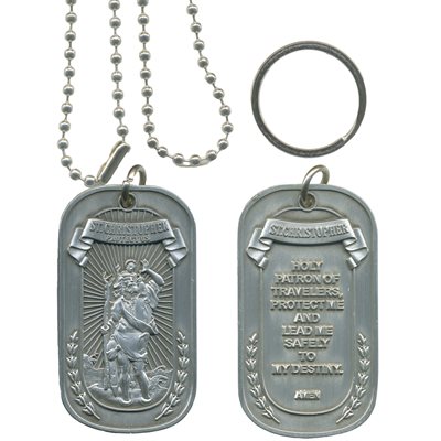 DOG TAG-ST CHRISTOPHER