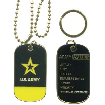 DOG TAG-ARMY VALUES