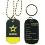 DOG TAG-ARMY VALUES